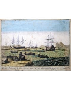 Opticaprent, de Walvisvaart, 18e eeuw