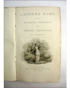 'Leydens Ramp, door Mr. Willem Bilderdijk en Mathijs Siegenbeek, met afbeeldingen', 1808.