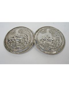  Zeeuwse zilveren broekstukken, Middelburg, ca. 1820