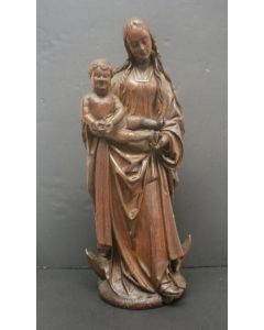 Houten madonnabeeld, 17e eeuw