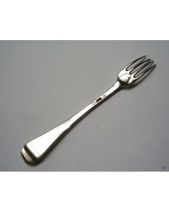 Zilveren confituurvorkje, Cornelis Bormeester, Amsterdam, ca. 1730