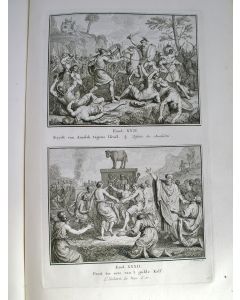 'Historie des ouden en nieuwen Testaments', prentbijbel met 250 gravures, 1772