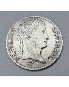 Frankrijk, 5 francs 1812, Keizer Napoleon, geslagen te Lille