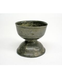 Tinnen zoutvat, ca. 1800
