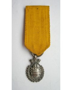 Medaille voor Trouwen Dienst bij Schutterijen, miniatuur