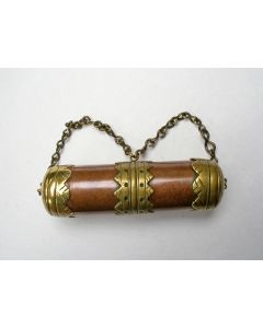 Rood- en geelkoperen tondeldoos,18e eeuw