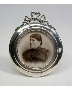 Victoriaans zilveren fotolijstje 