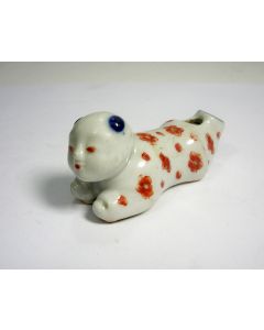 Porseleinen fluitje in Kakiemon stijl, Japan ca. 1700