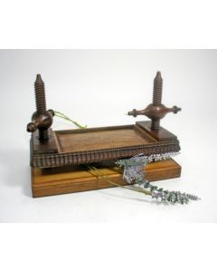 Houten bloemenpersje/herbariumpersje, 19e eeuw