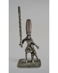 Zilveren miniatuur grenadier, 18e eeuw