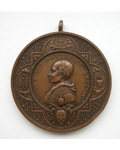 Draagmedaille, Paus Leo XIII, ca. 1890