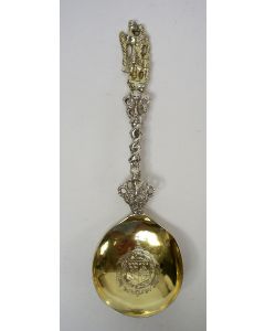 Friese zilveren gelegenheidslepel door Sytse Westerbaan, Bolsward, 1812