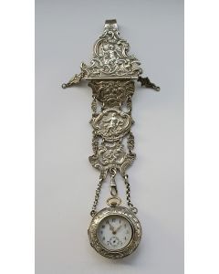 Zilveren horlogehanger, J.H. Roelfsema, Winsum 1893