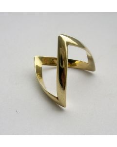 Gouden design ring