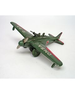 Blikken speelgoed vliegtuig 'DNSA R-93', door Nomura, Japan, ca. 1935/40