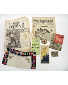 Collectie memorabilia van de Olympische Spelen van Berlijn, 1936