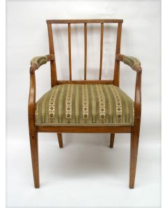 Iepenhouten armstoel, ca. 1800