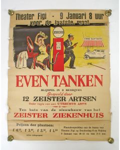 Affiche van een toneelstuk, opgevoerd door 12 Zeister artsen, 1948