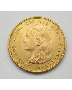 10 gulden goud, 1897, ongecirculeerd