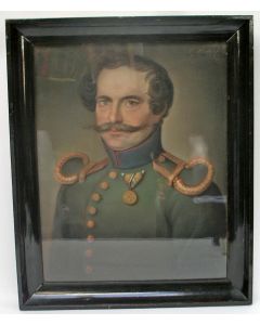 Theodoor Bohres, portret van een Pruissische officier, 1829