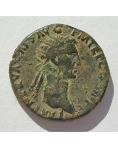 Keizer Nerva (96-98 n. Chr), bronzen as