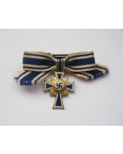 Duitsland (Derde Rijk), Moederkruis in goud, miniatuur draagmedaille 