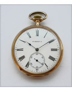 Gouden zakhorloge Orion, ca. 1900