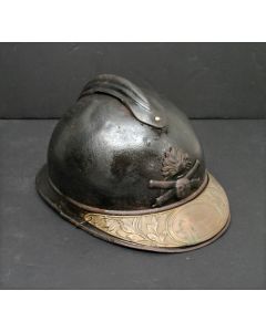 Franse legerhelm met herdenkingsschild, Eerste Wereldoorlog