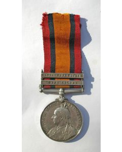 Engeland, Queens South Africa Medal met twee gespen, Boerenoorlog 1899-1902