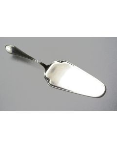 Verzilverde gebaksschep, art deco