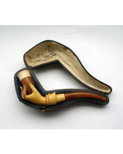 Meerschuim pijp, Van Ballaert, Brussel, ca. 1900