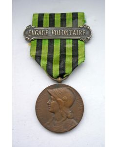 Frankrijk, Herinneringsmedaille aan de Frans-Duitse Oorlog 1870-1871, met vrijwilligersgesp