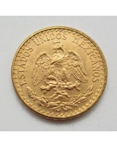 Mexico, 2 pesos goud, 1945