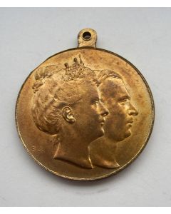 Draagmedaille, Huwelijk Koningin Wilhelmina en Prins Hendrik, 1901