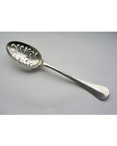 Zilveren natfruitlepel, Hendrik Tiedeman, Enkhuizen  1768