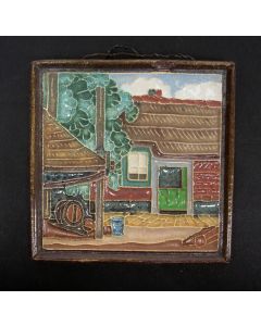 Cloisonné tegel, De Porceleyne Fles, ca. 1930