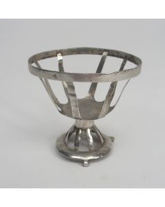 Miniatuur zilveren vuurkorf, 18e eeuw