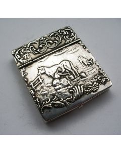 Zilveren zwavelstokdoosje, ca. 1925