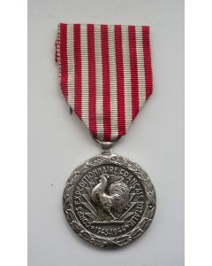 Frankrijk, 'Medaille commémorative de la campagne d'Italie (1943-1944)', voor deelnemers aan de operaties in Italië gedurende WO2