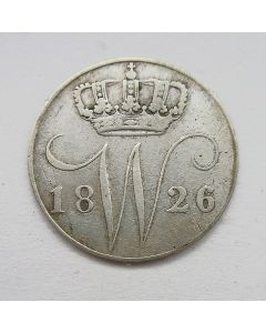 5 cent 1826, geslagen in Brussel 