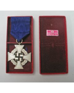 Duitsland (Derde Rijk) Het ereteken voor Trouwe Dienst,  voor 25 jaar dienst door overheidsbeambten  (1938-1943)