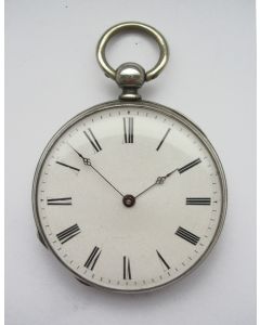 Zakhorloge met sleutelopwinding, J. Wyss, ca. 1900