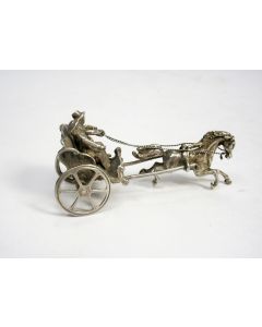 Miniatuur zilveren sjees
