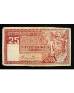 Bankbiljet, 25 gulden 1949