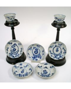 Chinese porseleinen kommetjes en schoteltjes, Kangxi periode