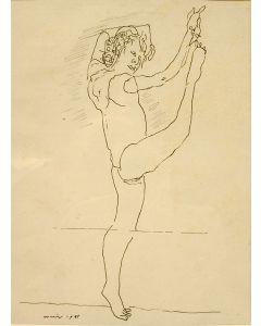 Co Westerik, danseres, pentekening, 1991