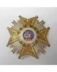 Spanje. Borstster van de Koninklijke en Militaire Orde van Sint-Hermenegildo