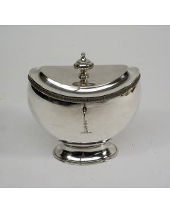 Zilveren  theebus, Johannes A. van der Toorn, Den Haag, 1822