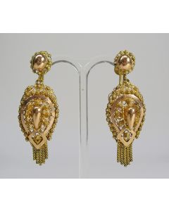 Gouden oorhangers, 19e eeuw