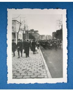 Originele foto van een NSB-parade door Utrecht [1941]
